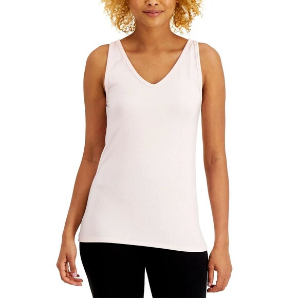 ALFANI Intimates Women's Ultra Soft Modal V-Neck Tank Top Sz XX-Large Pink MSRP: - Picture 4 of 15